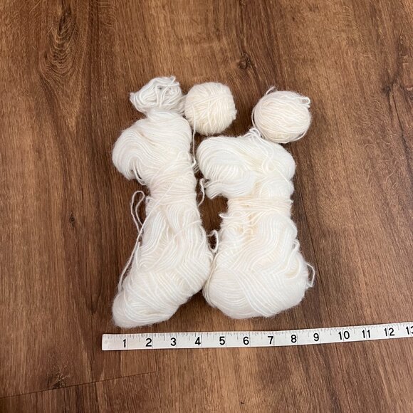 Brushed Merino Wool Blend Natural Fiber Hand Spun Yarn Lot - Picture 7 of 9